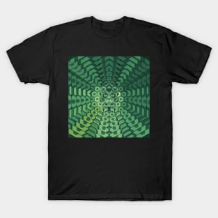 Electroluminated Skull Radiate - Emerald T-Shirt